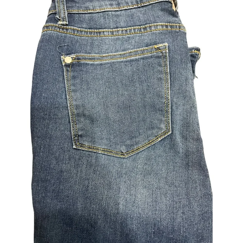 Judy Blue  Medium Wash Mid Rise Cropped Boot Jeans - Picture 4 of 6